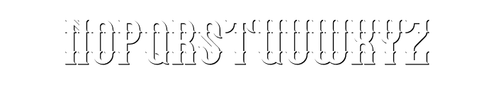 Tattoo Master Shadow Font LOWERCASE