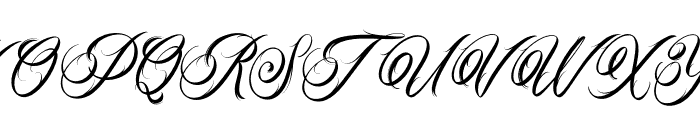 Tattoo Studio Mark 2 Font UPPERCASE