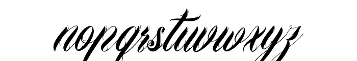 Tattoo Studio Mark 2 Font LOWERCASE