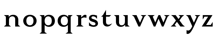 Tautz Medium Font LOWERCASE