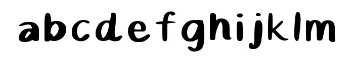 Tawklm Regular Font LOWERCASE