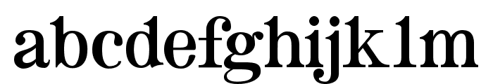 Taylor Serif Font LOWERCASE
