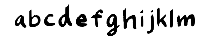 Tcha Fluffly Regular Font LOWERCASE