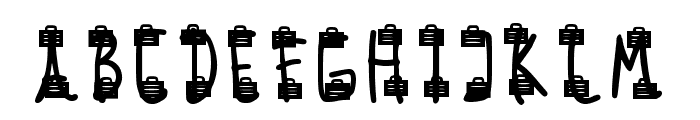 Teapot Regular Font UPPERCASE