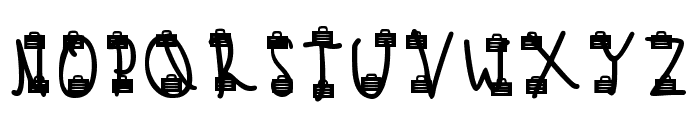 Teapot Regular Font UPPERCASE