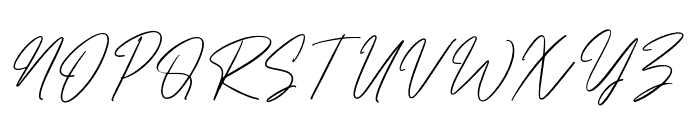 Teather Font UPPERCASE
