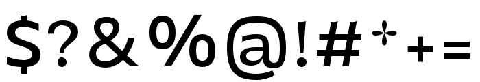 Tebel Sans Regular Font OTHER CHARS