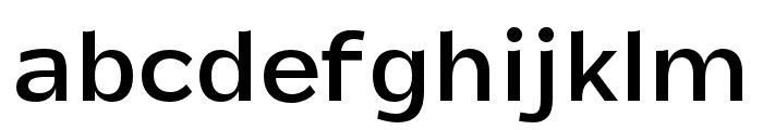 Tebel Sans Regular Font LOWERCASE