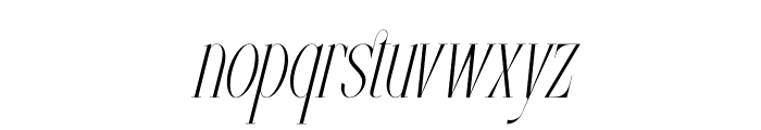 Tebranos Italic Font LOWERCASE