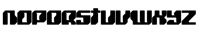 TechCore Black Font LOWERCASE