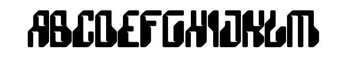 TechCore Regular Font UPPERCASE