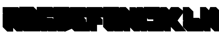 Techmaze Extrude Extrude Font UPPERCASE