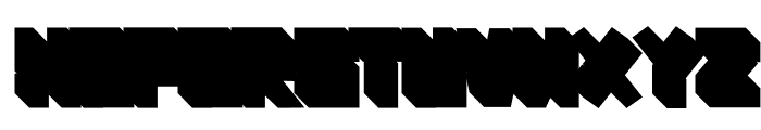 Techmaze Extrude Extrude Font UPPERCASE