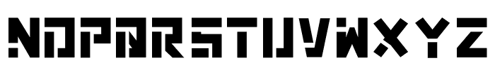 Techmaze Font UPPERCASE
