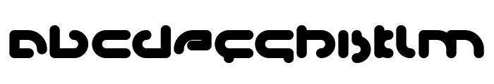 Techno Various Bold Font LOWERCASE