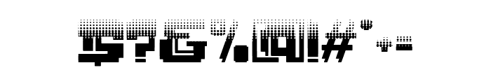 Techno Wave Three Font OTHER CHARS