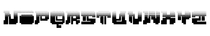 Techno Wave Three Font UPPERCASE