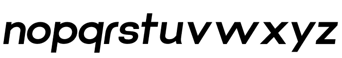 Techno_Nue Bold_Italic Font LOWERCASE