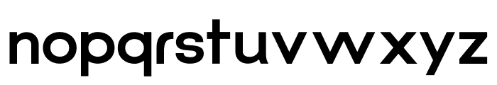 Techno_Nue Bold Font LOWERCASE