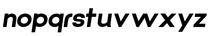 Techno_Nue ExtraBold_Italic Font LOWERCASE