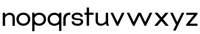 Techno_Nue Medium Font LOWERCASE