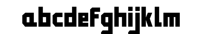 Technobot Font LOWERCASE