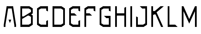 Technocrazy Light Font UPPERCASE