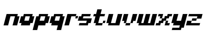 Techpixs-Italic Font LOWERCASE
