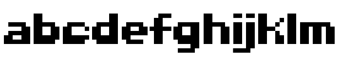 TechpixsRegular Font LOWERCASE