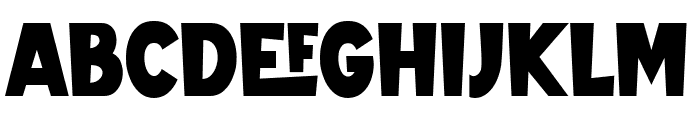 Teenage Fortun Regular Font LOWERCASE