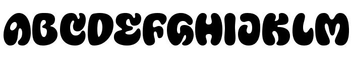 Teenage Hybrid Font UPPERCASE