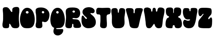 Teenage Snaggy Regular Font UPPERCASE