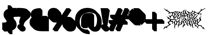 TeenageGarde-Extrude Font OTHER CHARS