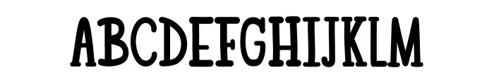 TeenageGirl Regular Font UPPERCASE