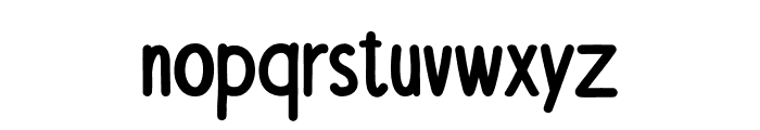 TeenageGirl Regular Font LOWERCASE