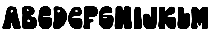 TeenageSnaggy-Regular Font UPPERCASE