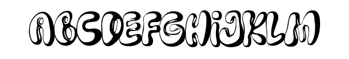 TeenageYellowStar-SVG Font UPPERCASE