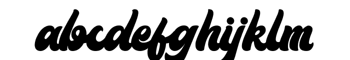 Teenager Font LOWERCASE