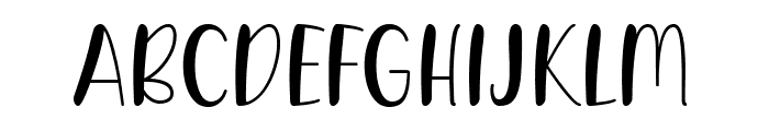 Tegar Font UPPERCASE