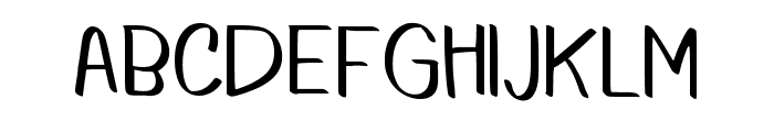 Teguhwan Regular Font UPPERCASE