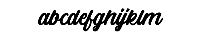 TelfordTown-Regular Font LOWERCASE