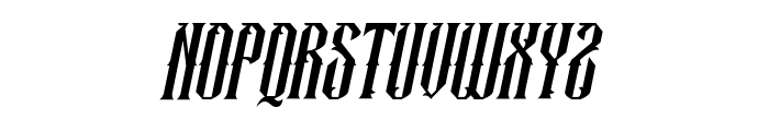 Temenyut-Italic Font LOWERCASE