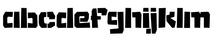 Temple-Jump Font LOWERCASE
