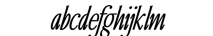 Ten Twenty Extra Light Italic Font LOWERCASE