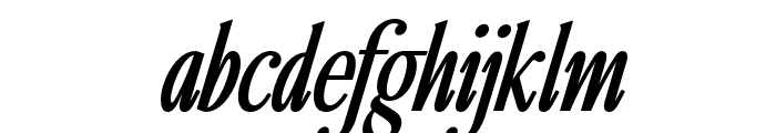 Ten Twenty Italic Font LOWERCASE