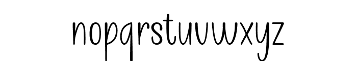 Tender Love Font LOWERCASE