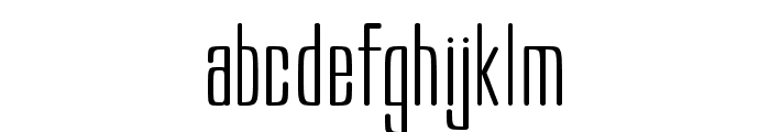 Tenebrous Extra Light Font LOWERCASE