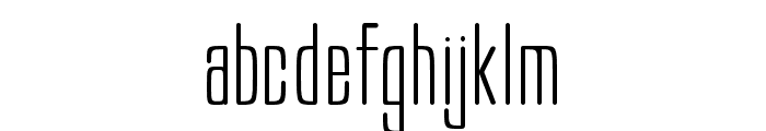 Tenebrous-ExtraLight Font LOWERCASE