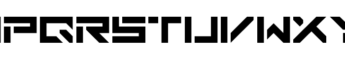 Tenoture Regular Font LOWERCASE