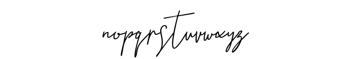 Terrakota signature alt Font LOWERCASE